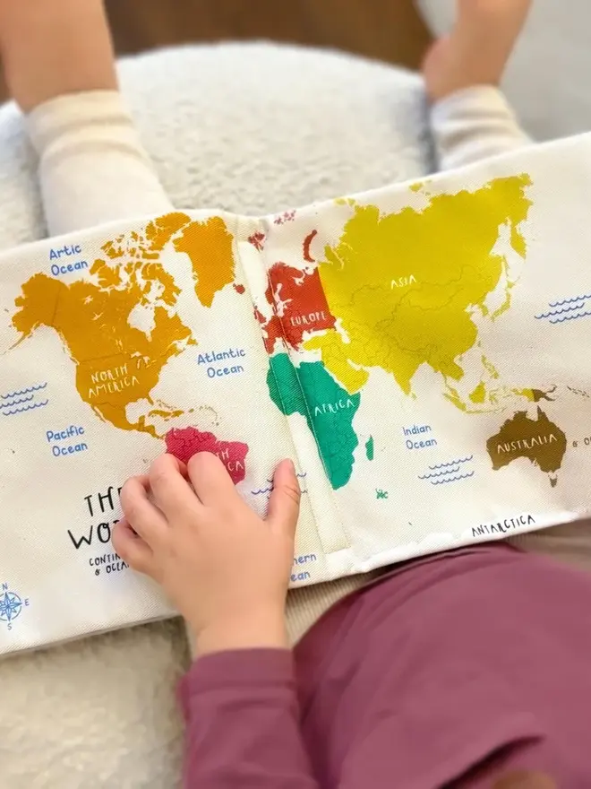 kids soft atlas book