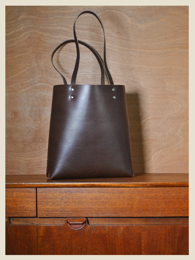Chestnut Leather Adventure Everyday Tote