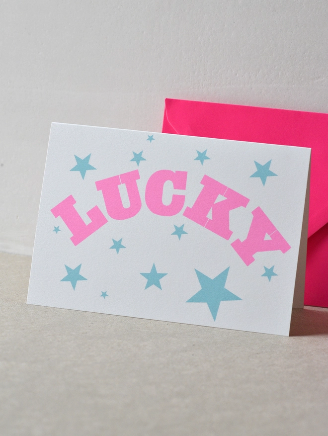 Lucky greeting card