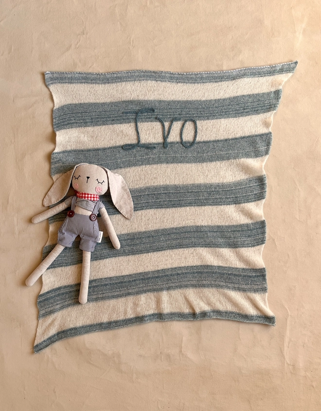 flat image of how the blanket looks spread out