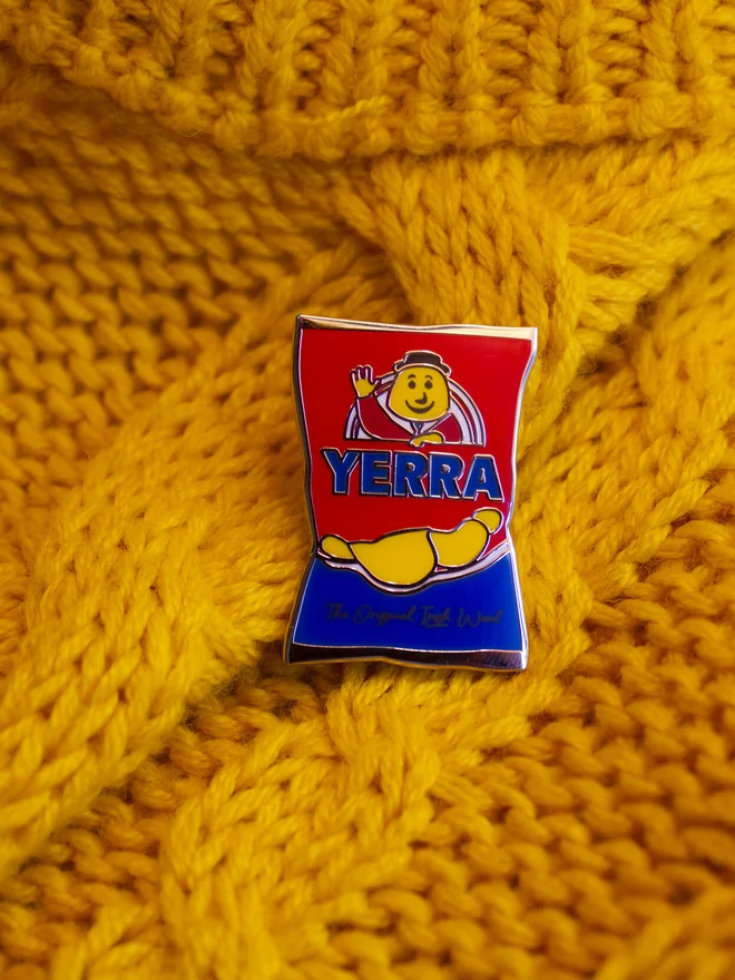 yerra enamel pin