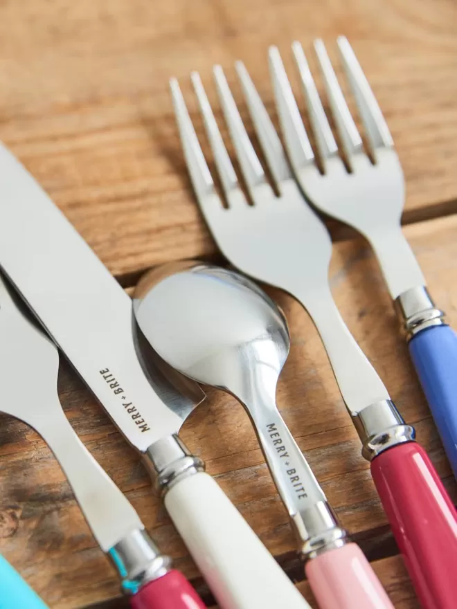 Pastel Vintage Inspired Cutlery Set