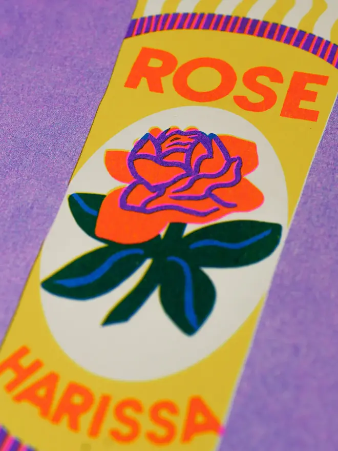 Harissa Risograph Print