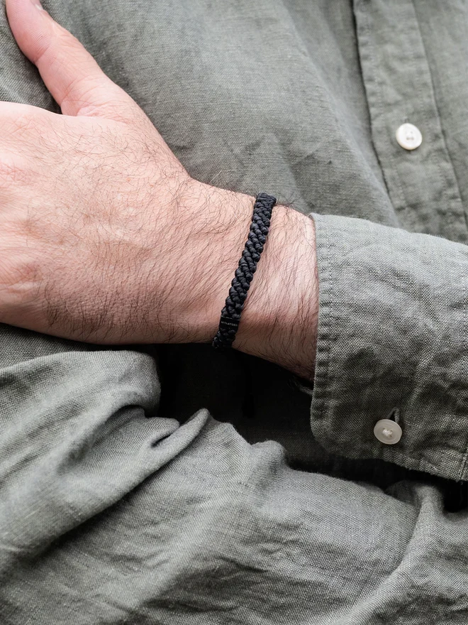 men rope bracelet