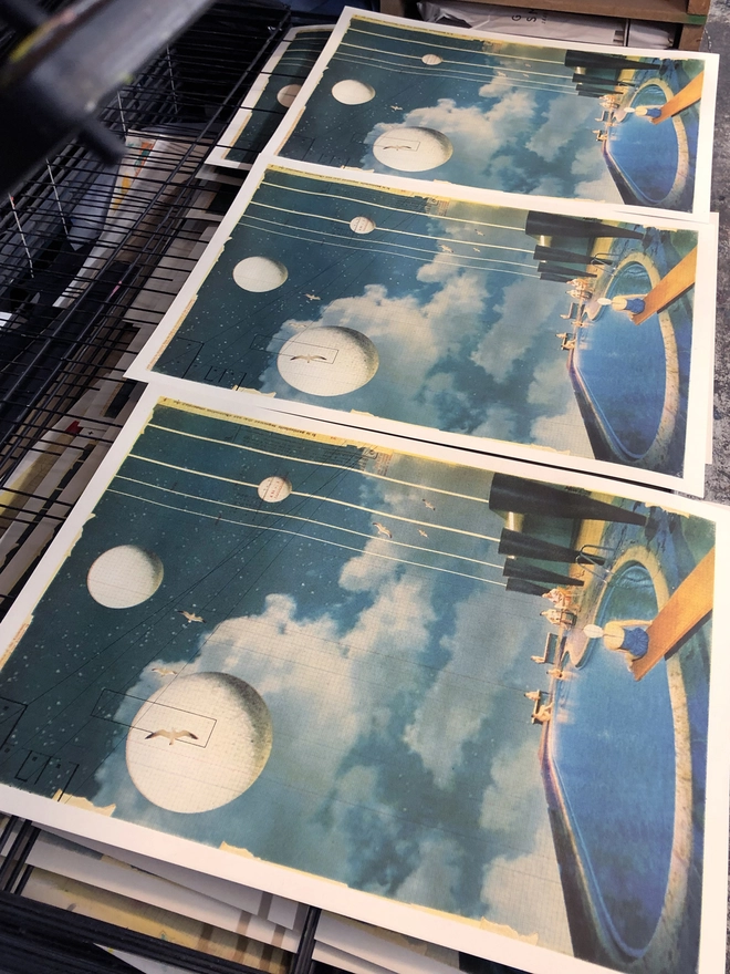 Celestial Swim Second Edition Screenprint