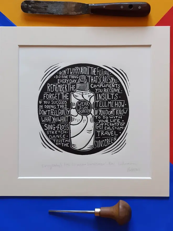 sunscreen baz lurhmann print