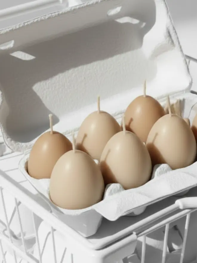 Soft Boiled Egg Candles