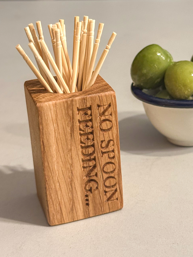 Cocktail Stick Pot No Spoon Feeding...