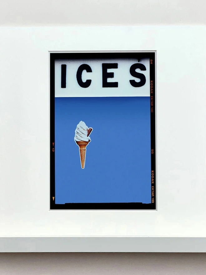 'ICES', Baby Blue, Bexhill on Sea, Colourful Artwork