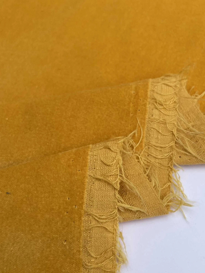 Mustard sack fabric