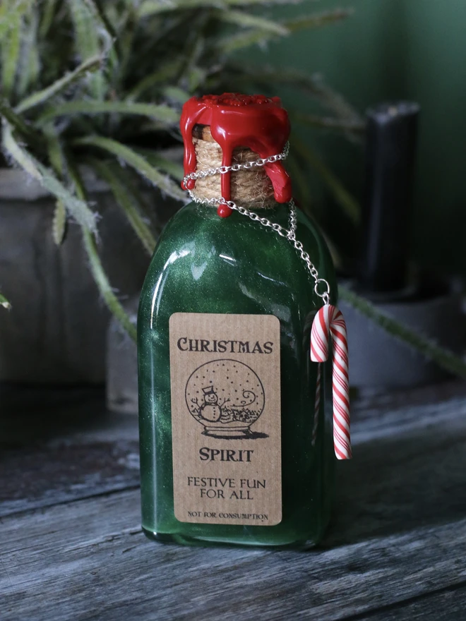 Christmas Spirit potion bottle