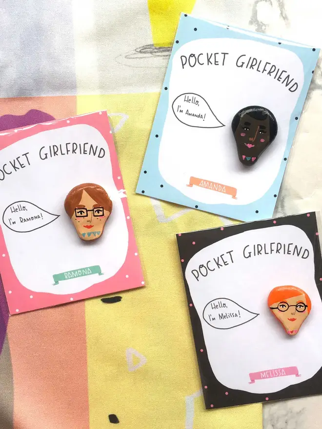 Pick your own pocket girlfriend - or design your own!