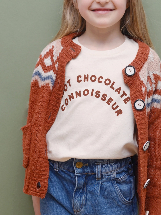 'Hot Chocolate Connoisseur' Kid's T-Shirt
