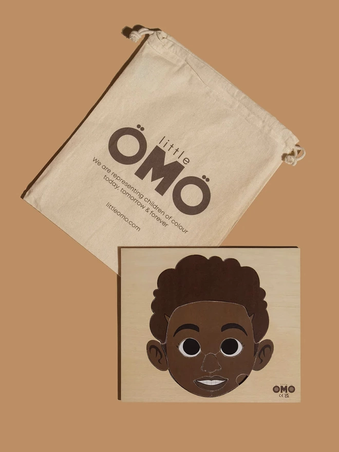 Face Puzzle - Omobamidele (Boy) with puzzle bag,