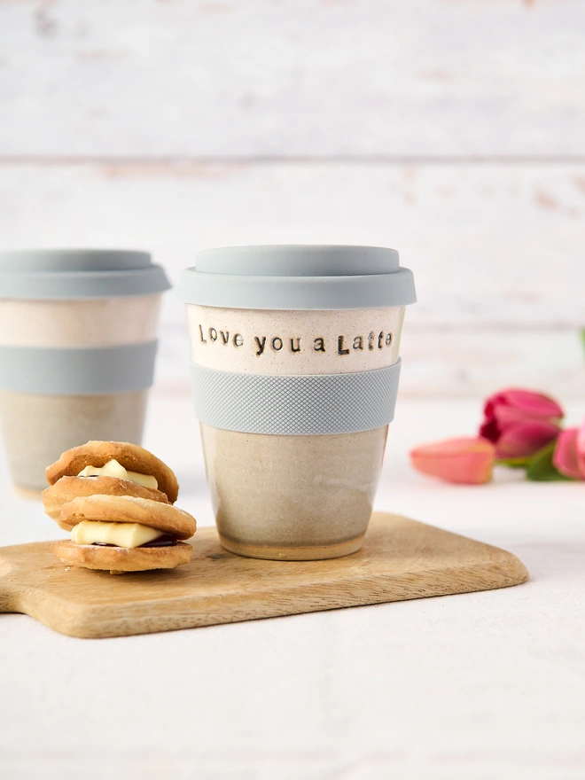 ceramic personalised travel mug