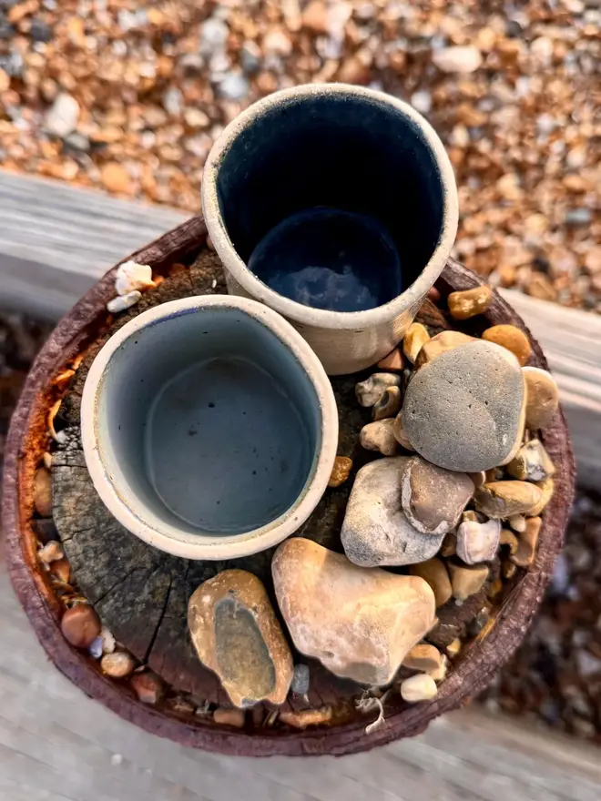 Coastal Style Ceramic Handmade Cup