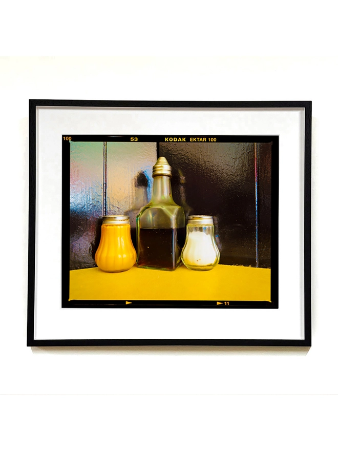 Pepper, Vinegar and Salt framed in black