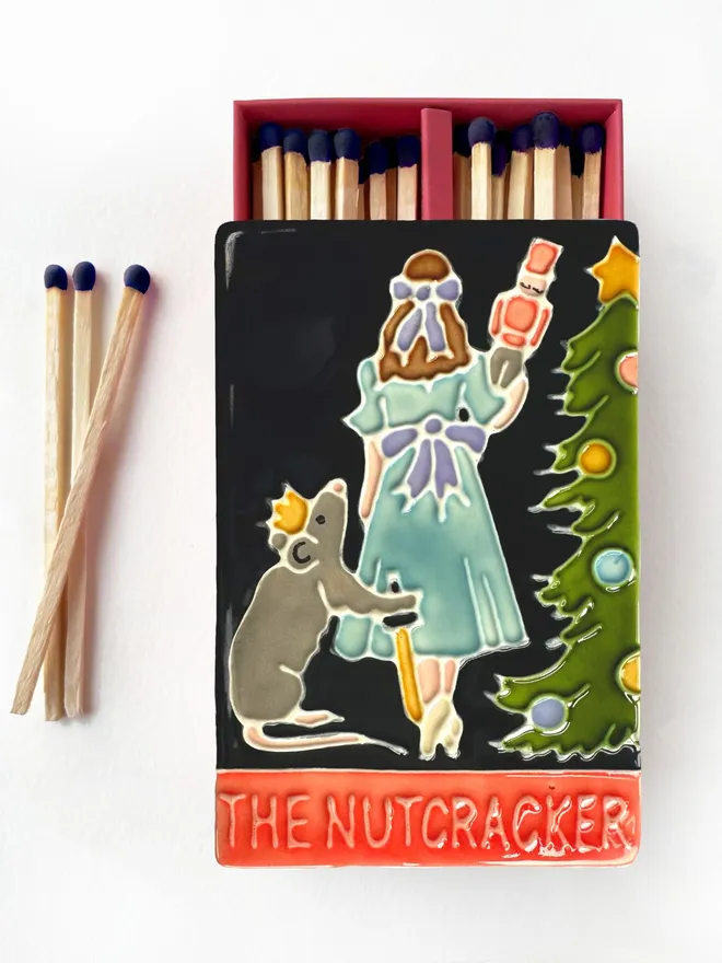 The Nutcracker Ceramic Matchbox