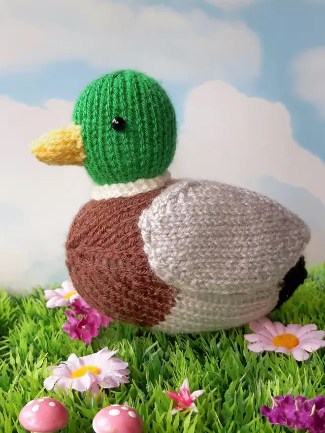 knitted duck knitting kit
