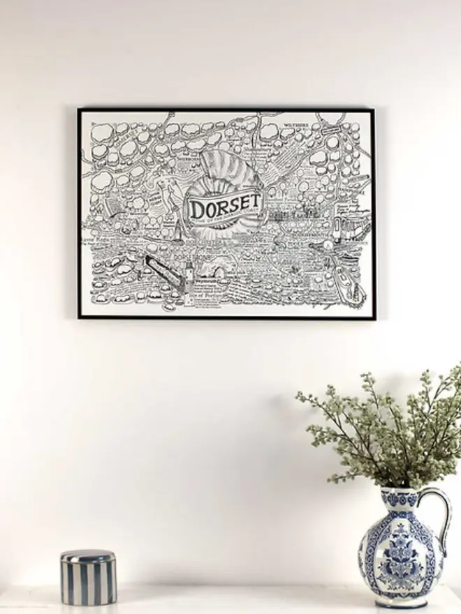 Dorset Poster Wall Art A2