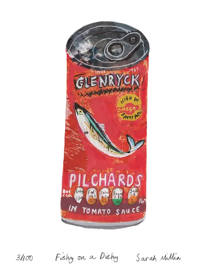 Fishy On A Dishy Fine Art Print