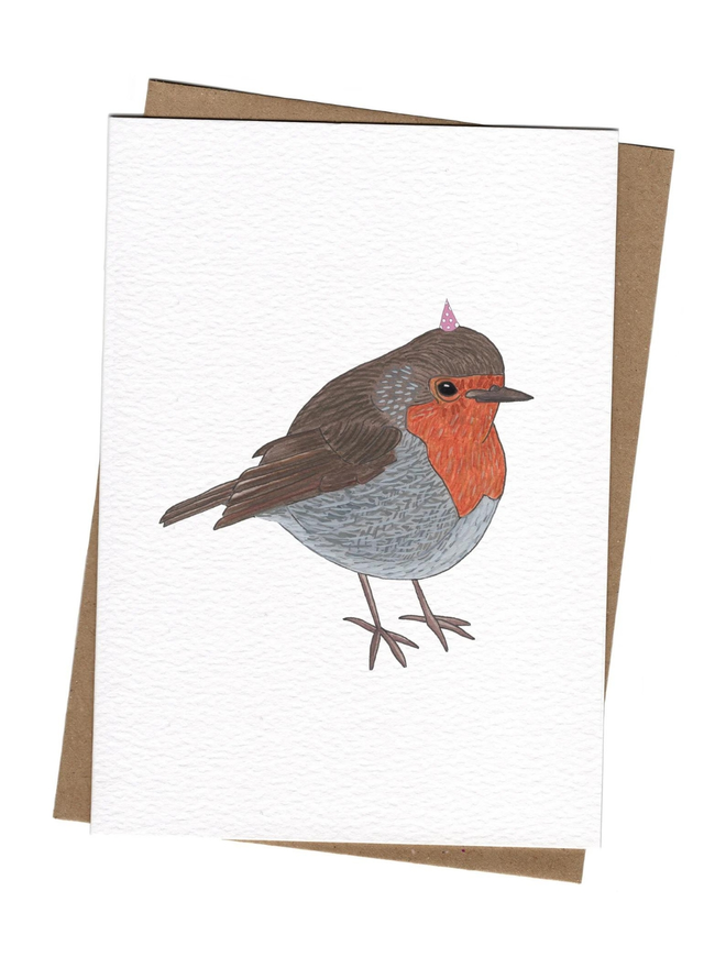 Party Robin Card