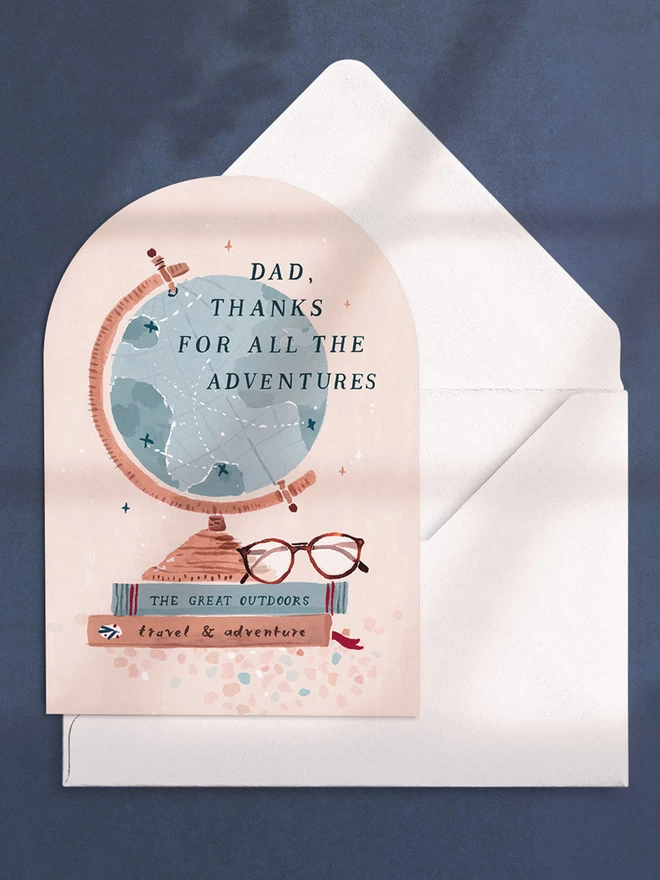 Fathers Day Card for Travel lover