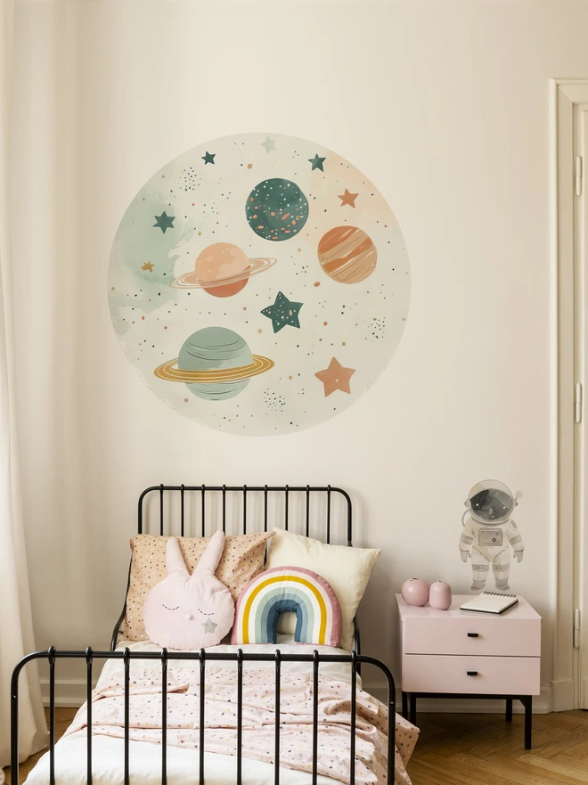 space circle mural