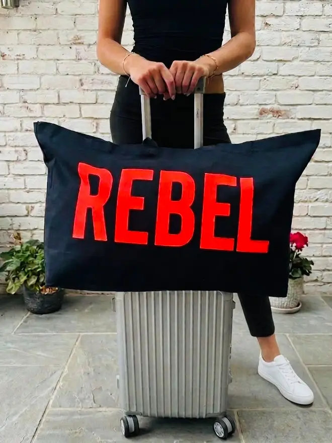 Rebel Rebel Supersize Tote - French Navy