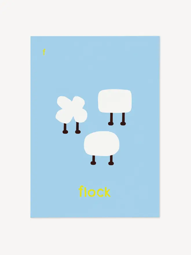 Flock Print