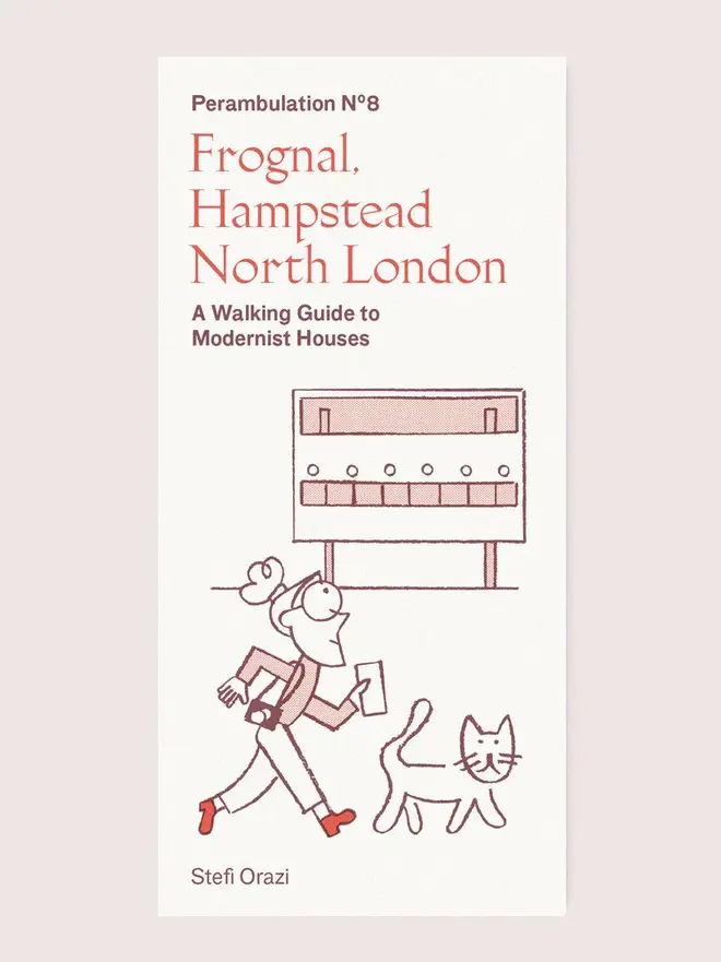 frognal, hampstead london walking guide. a paper walking map of north-west london.