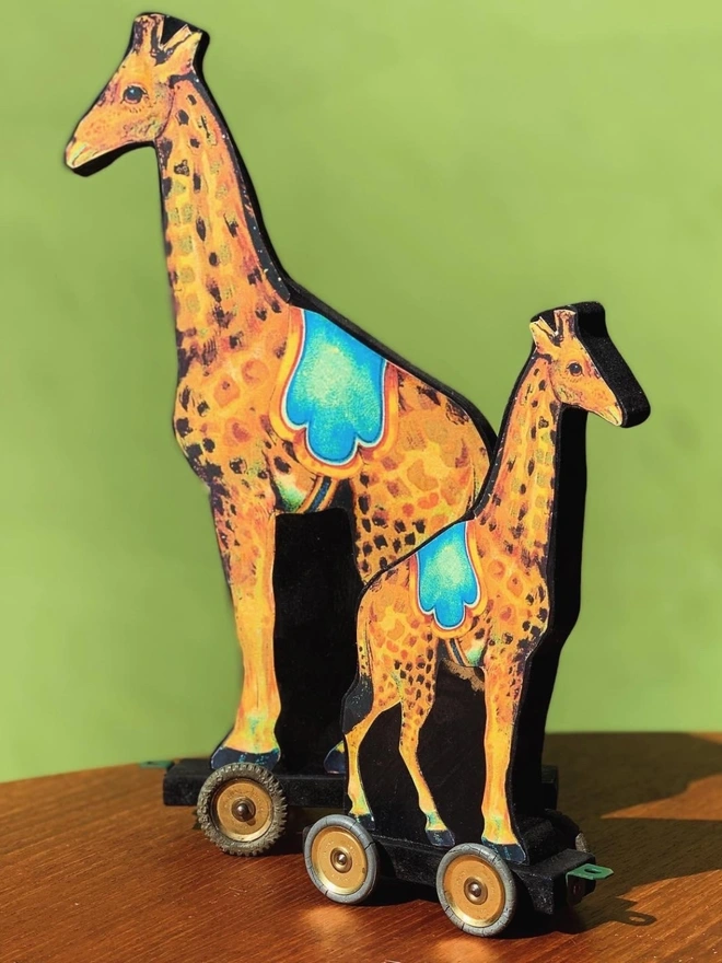 Circus Giraffe On Wheels