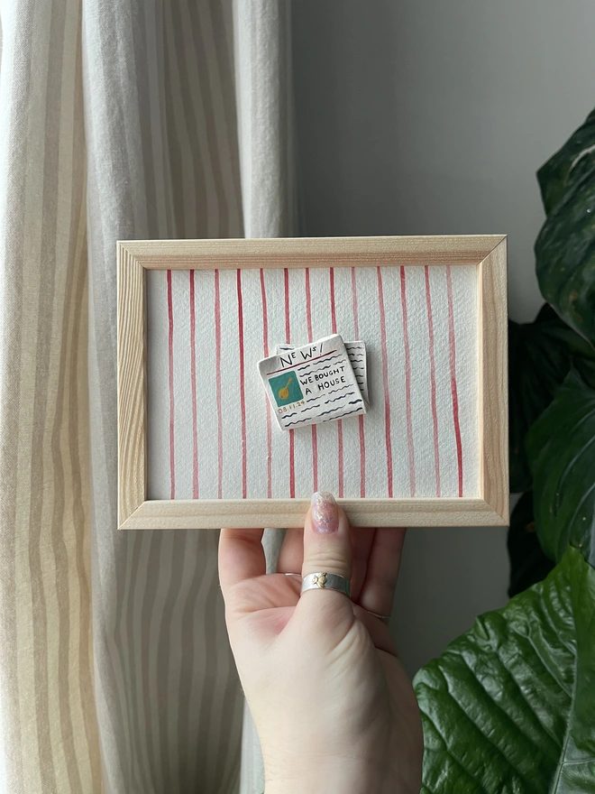 'We Bought A House' Personalised Framed Newspaper Keepsake