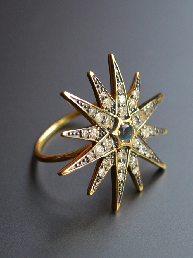 'The Ophelia' Starburst Ring