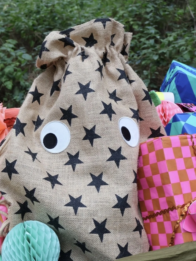 Googly Eyes Christmas Sack