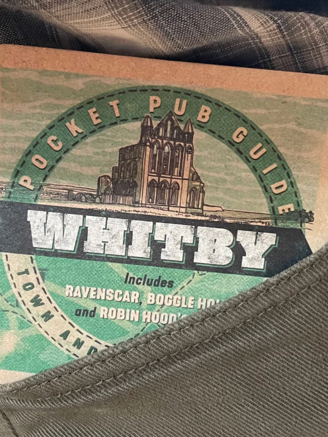 Whitby Pocket Pub Guide. A folded guide to the pubs of Whitby. 