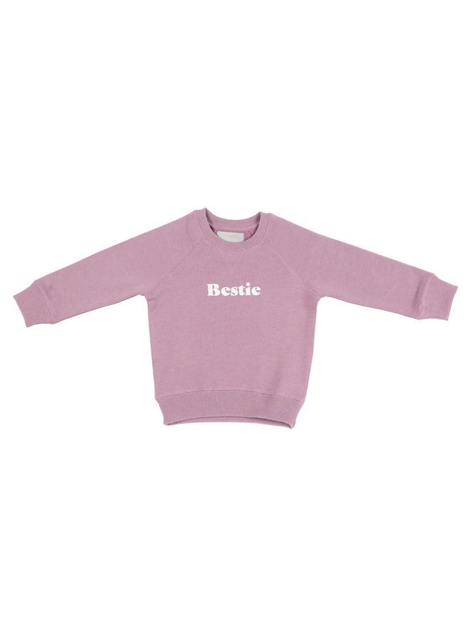 pink bestie sweatshirt
