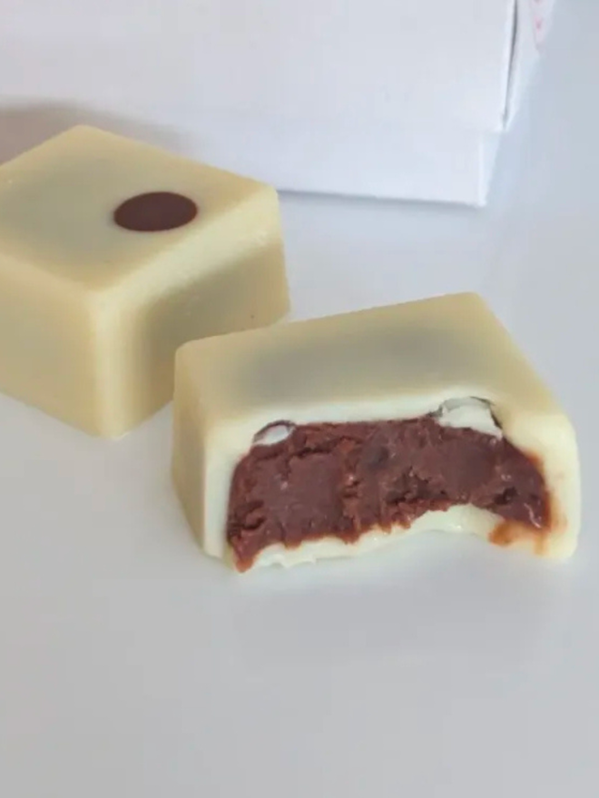 marc de champagne ganache chocolates.