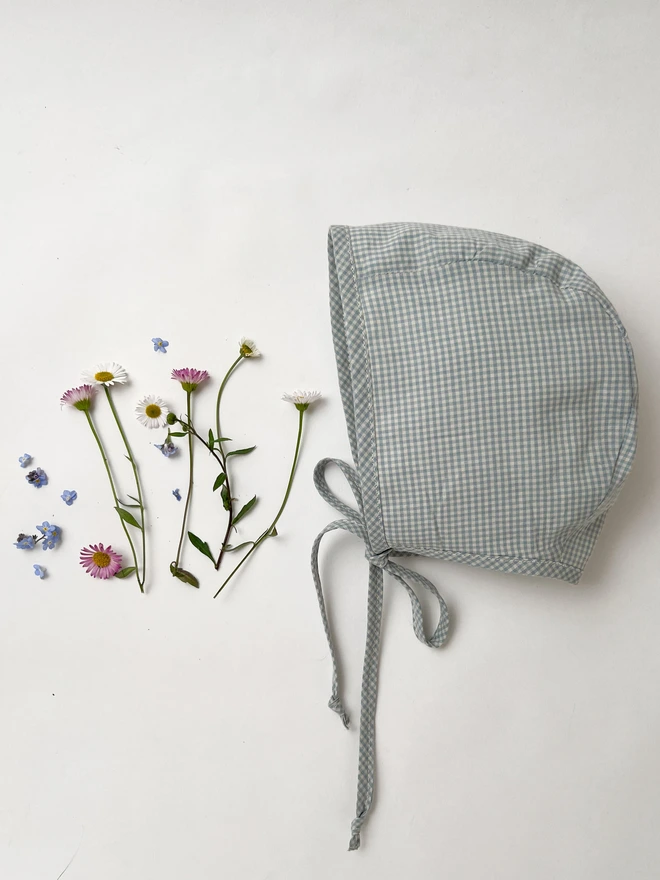 Baby Bonnet with flowers