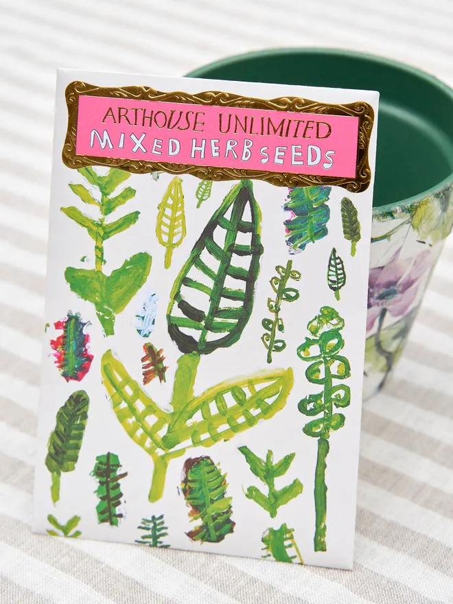 Mixed herbs seed packet