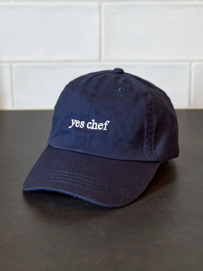 Yes chef blue cap
