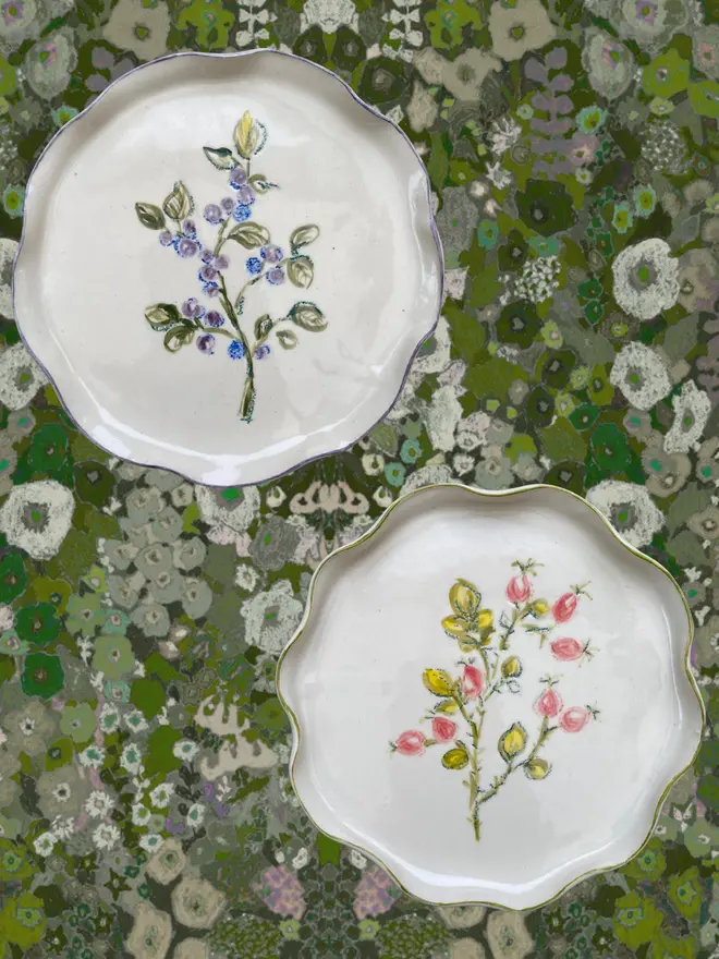 Botanical Mara Wanda plates