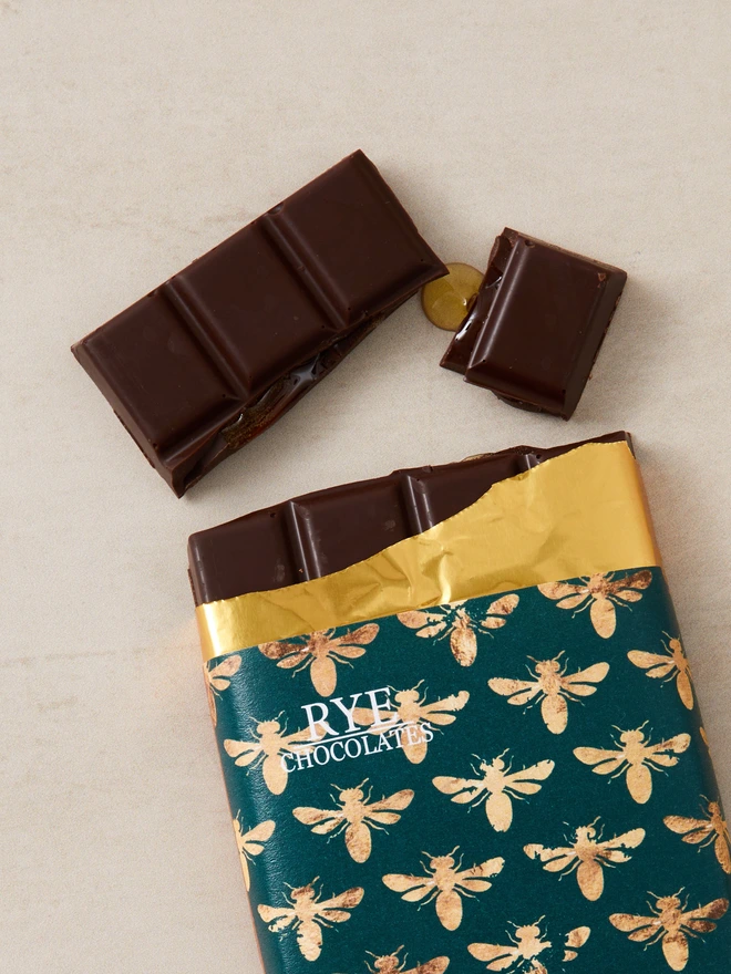 Honey Dark Chocolate Bar - 72% Ecuadorian