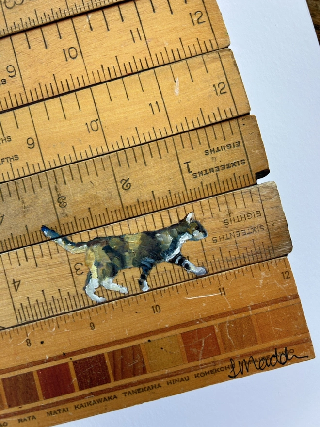 cat rulers walk print