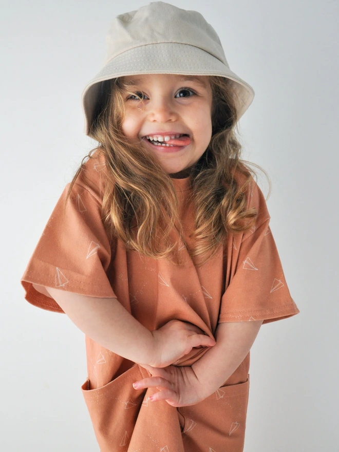 Paper Planes Oversized Pocket Dress