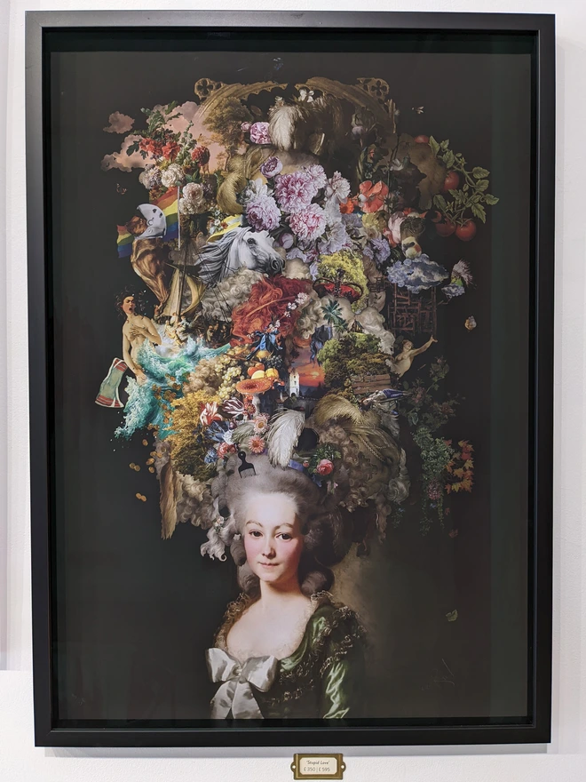 In Non Reflective Glass Frame