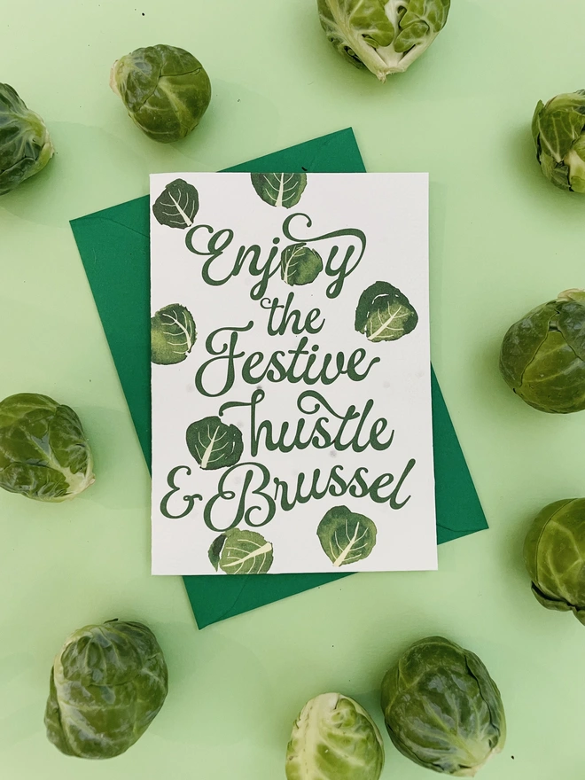 Ruby & Bo Hustle & Brussel Plantable Christmas Card