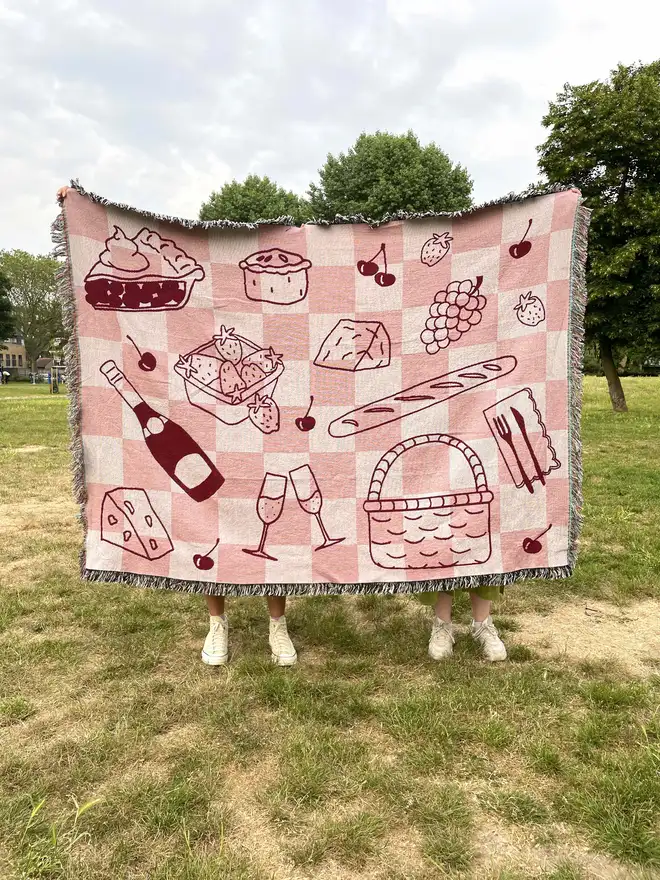 Pink Picnic Blanket