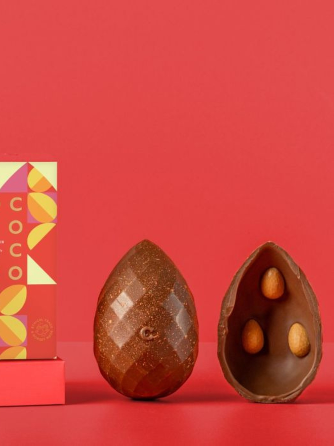 chocolate nest easter egg