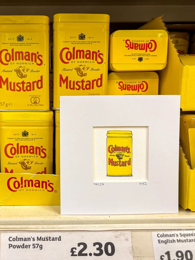 colemans mustard powder tiny print